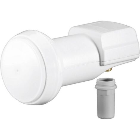 Goobay Universal Tête LNB simple Nombre dabonnés: 1 Capacité de chargement: 40 mm contacts de connexion dorés