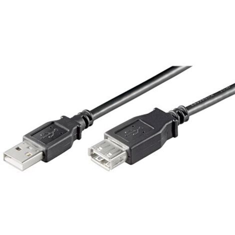 GOOBAY USB 2.0 Hi-Speed Extension, A/A, 93600, 3 m, noir