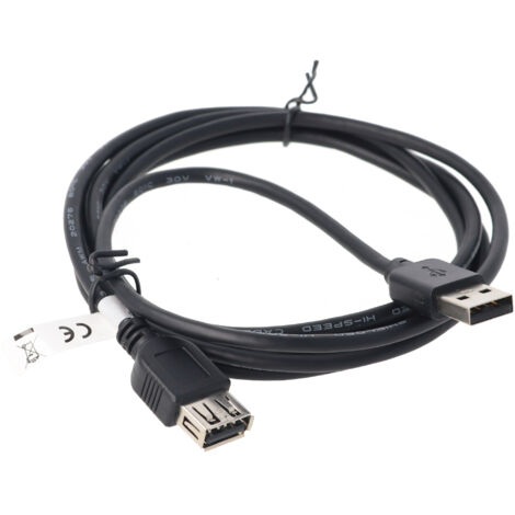 GOOBAY USB 2.0 Hi-Speed Verlängerung, A/A, 93599, 1,8 m, schwarz