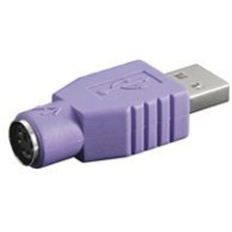 GOOBAY USB Adapter 68918, Typ A auf Mini-DIN 6, violett