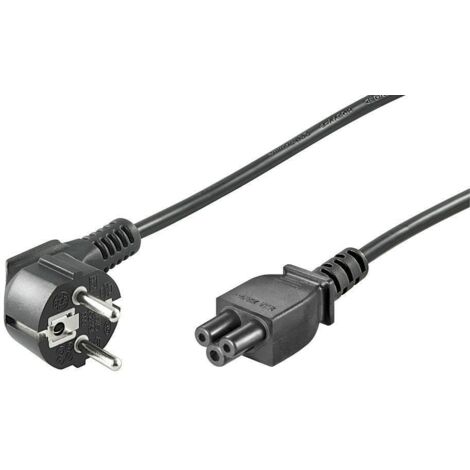 goobay Wentronic 44877 - 3 m - Mâle/Femelle - Prise d'alimentation type F - Coupleur C5 - 250 V - Noir
