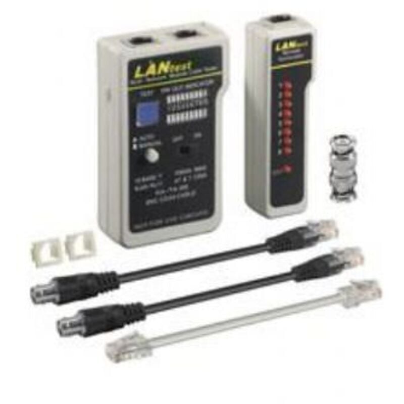 Kit de testeurs de câbles réseau, pour tester les connexions rnis et réseau avec cat 5, cat 6 ou cat 8.