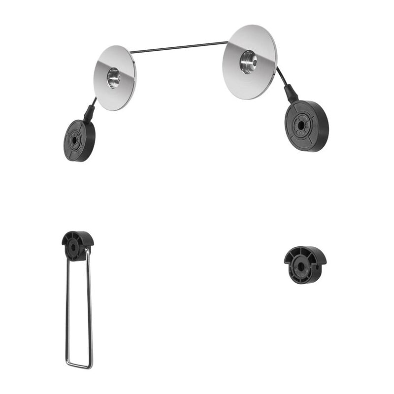 Support Mural pour tv EasyMount Universel, pour les téléviseurs de 37 à 70 pouces (94-178 cm) jusqu'à 50 kg avec système de câble flexible.