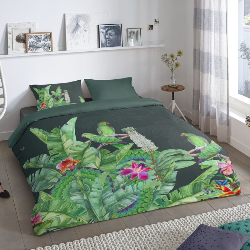 

Funda de edredón CATO 240x200/220 cm verde - Verde - Good Morning