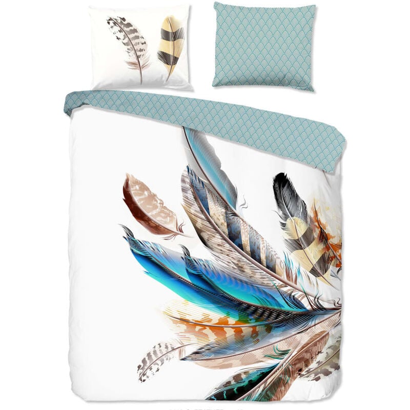 

Funda de edredón FEATHER 155x220 cm multicolor - Multicolor - Good Morning