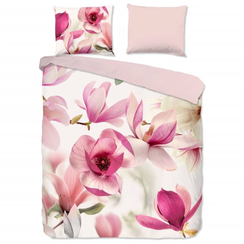 

Funda de edredón MAGNA 140x200/220 cm rosa y blanco - Multicolor - Good Morning