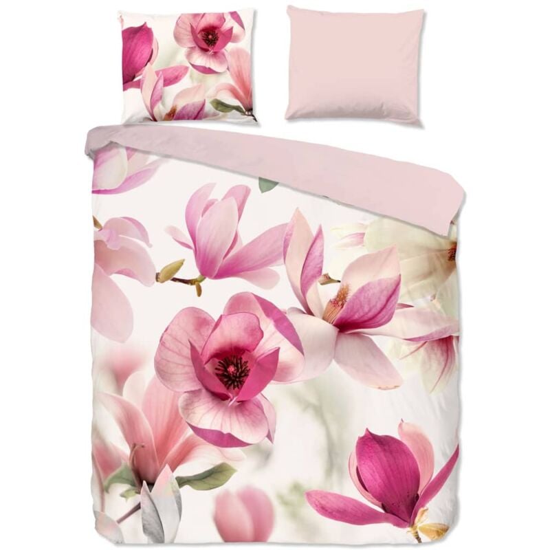 

Funda de edredón MAGNA 240x200/220 cm rosa y blanco - Multicolor - Good Morning