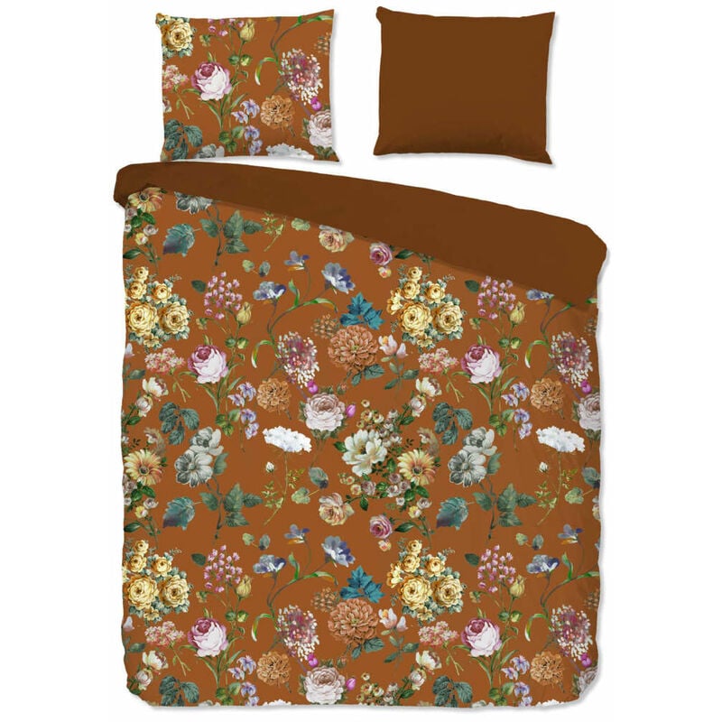 

Good Morning Funda de edredón SHINSHOU 140x200/220 cm marrón tierra - Marrón