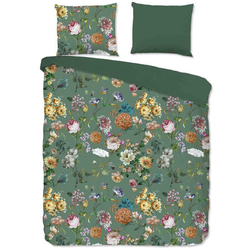 

Funda de edredón SHINSHOU 140x200/220 cm verde - Verde - Good Morning
