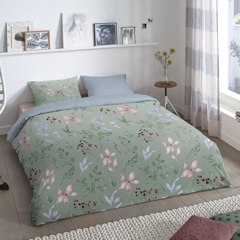 

Funda de edredón TIRSA 240x200/220 cm verde - Verde - Good Morning