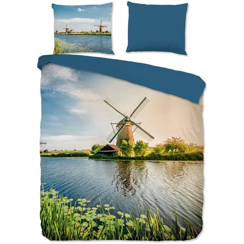 

Funda de edredón WINDMILL 140x200/220 cm multicolor - Multicolor - Good Morning