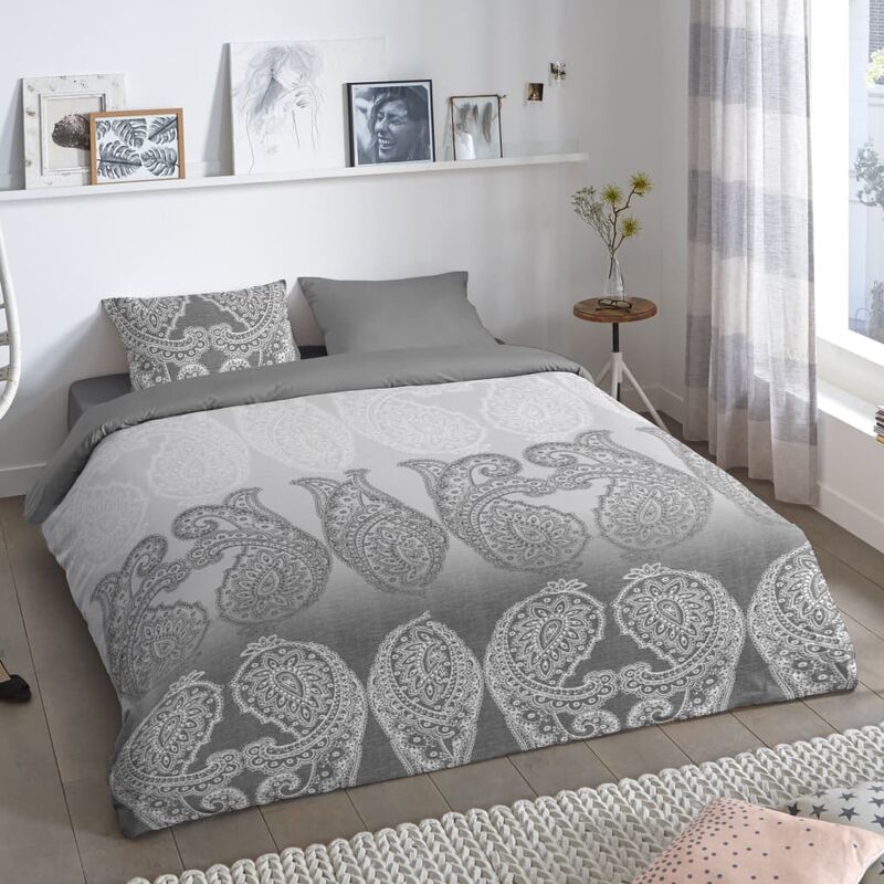 

Funda de edredón DINIE 135x200 cm gris - Gris - Good Morning