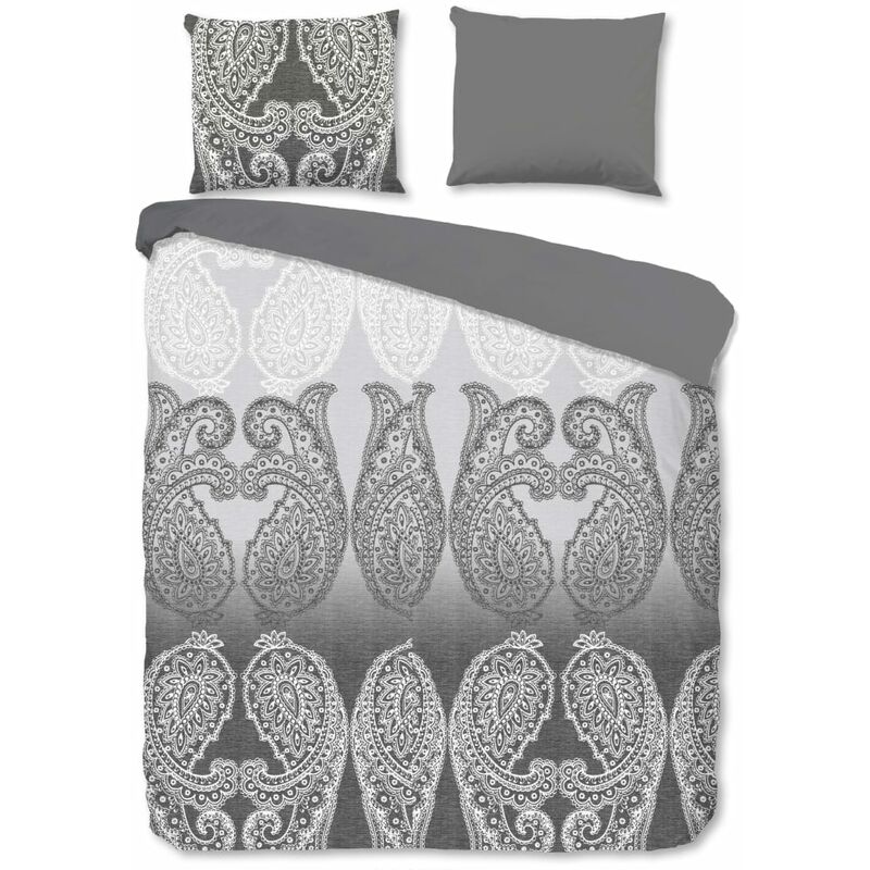 

Funda de edredón DINIE 140x200/220 cm gris - Gris - Good Morning