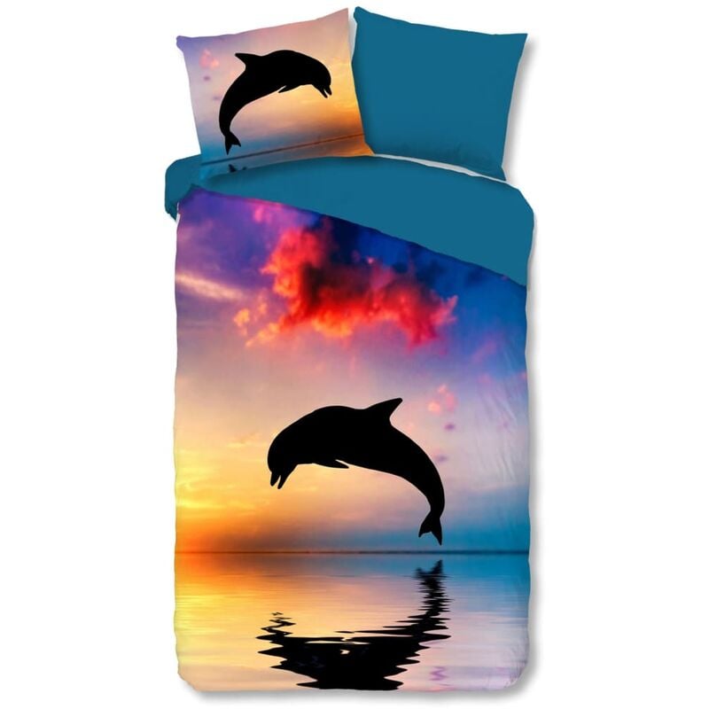 

Funda de edredón DOLPHIN 140x200/220 cm multicolor - Multicolor - Good Morning