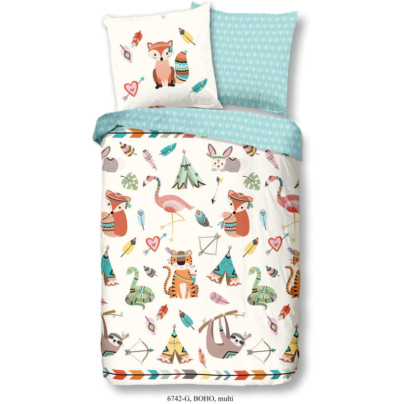 

Funda de edredón infantil Boho 135x200 cm - Multicolor - Good Morning