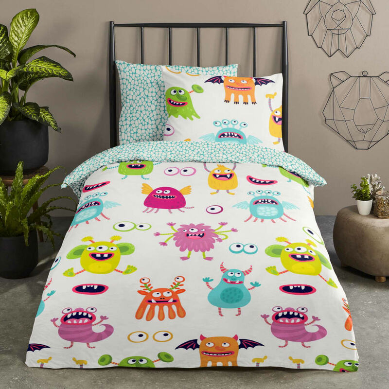 

Funda de edredón infantil BOOH 120x150 cm blanco roto - Blanco - Good Morning