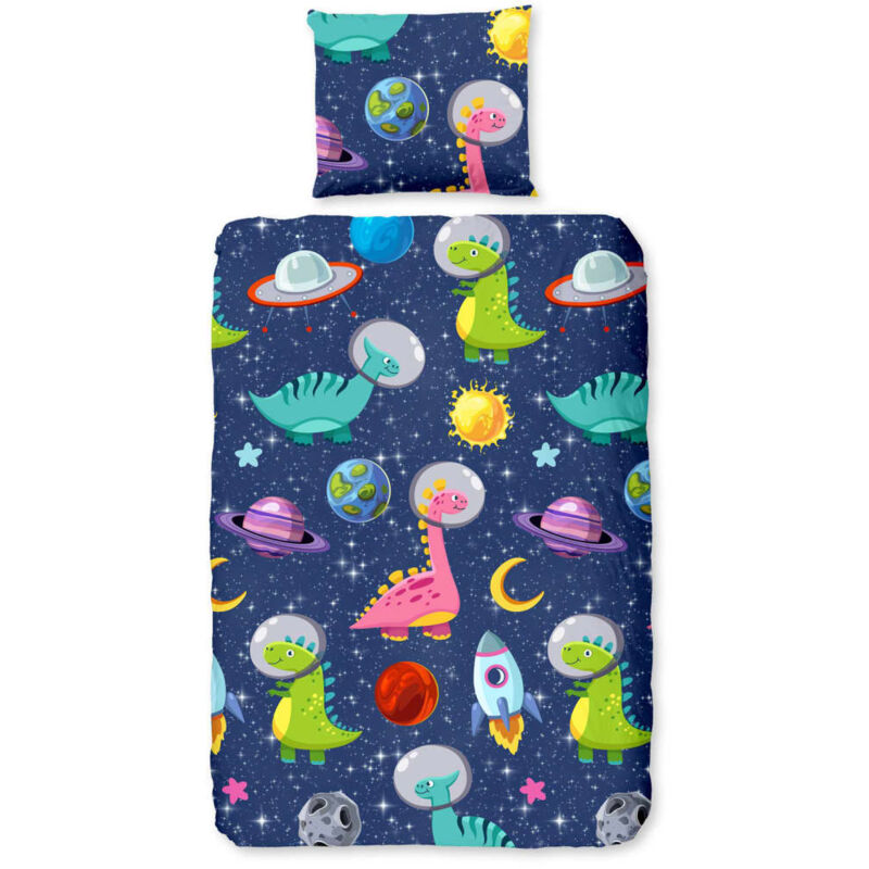 

Funda de edredón infantil DINOSPACE 140x200/220 cm - Multicolor - Good Morning