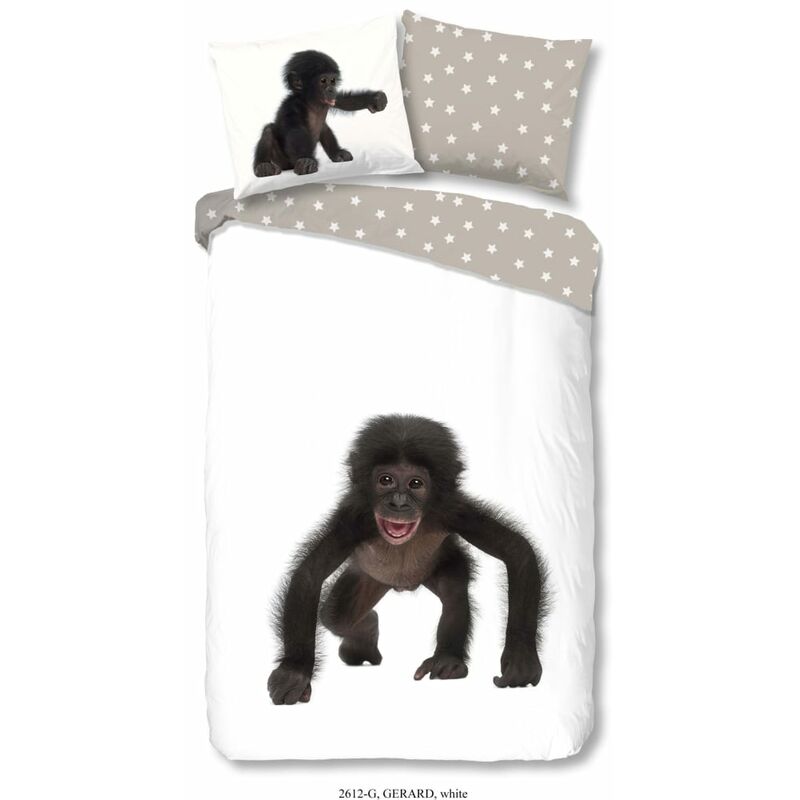 

Funda de edredón infantil Gerard 140x200/220 cm - Blanco - Good Morning