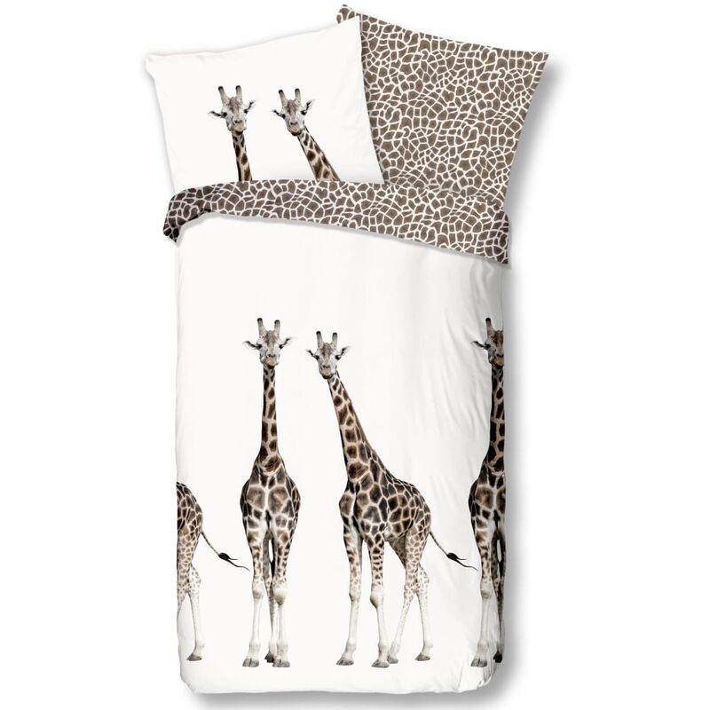 

Funda de edredón infantil GIRAFFE 135x200 cm blanco roto - Blanco - Good Morning