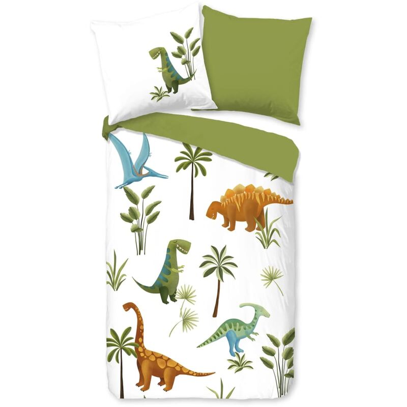 

Funda de edredón infantil JURASSIC P blanco 135x200 cm - Blanco - Good Morning