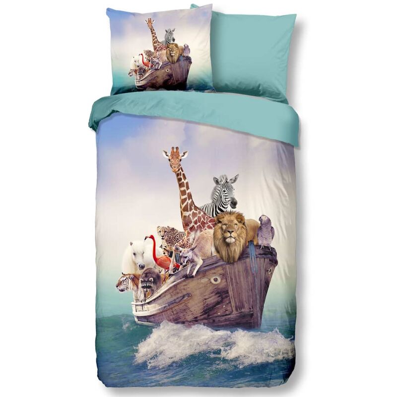 

Funda de edredón infantil NOAH 140x200/220 cm azul - Azul - Good Morning