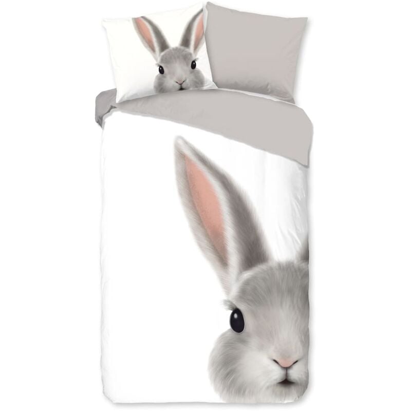

Funda de edredón infantil ROGER blanco 140x200/220 cm - Blanco - Good Morning