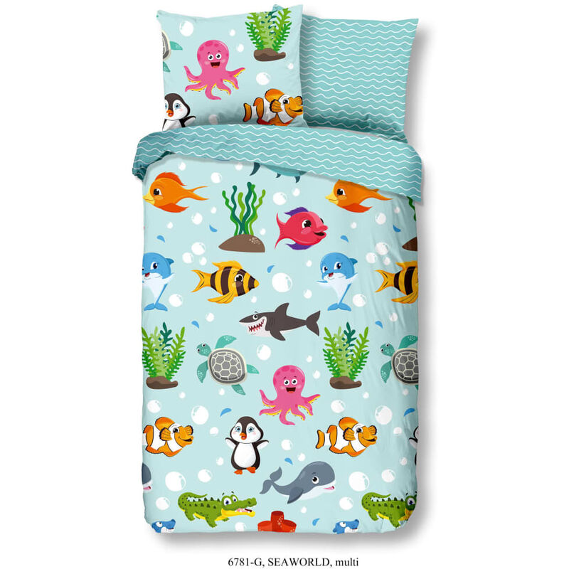 

Funda de edredón infantil Seaworld 140x200/220 cm - Multicolor - Good Morning