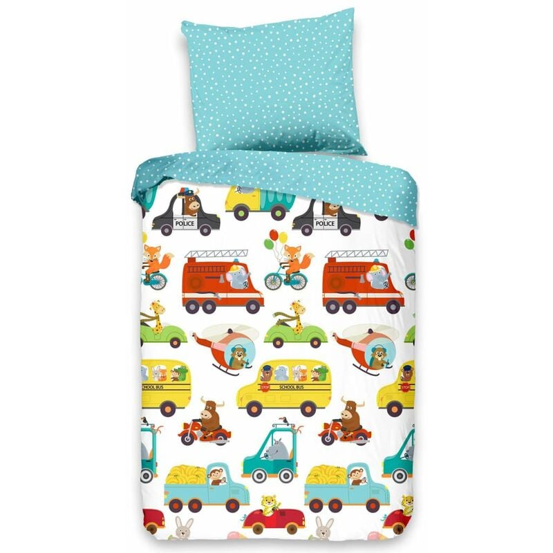 

Funda de edredón infantil TRAFFIC 120x150 cm multicolor - Multicolor - Good Morning