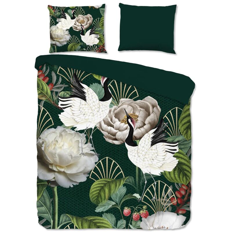 

Funda de edredón LUUK 140x200/220 cm verde - Verde - Good Morning