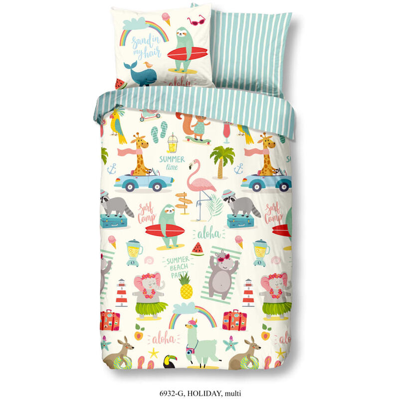 

Funda de edredón para niños Holiday 140x200/220 cm - Multicolor - Good Morning