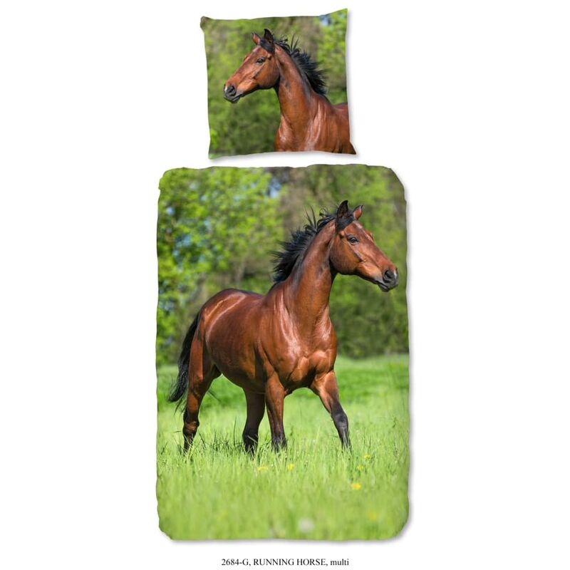 

Funda de edredón para niños Running Horse 135x200 cm - Multicolor - Good Morning