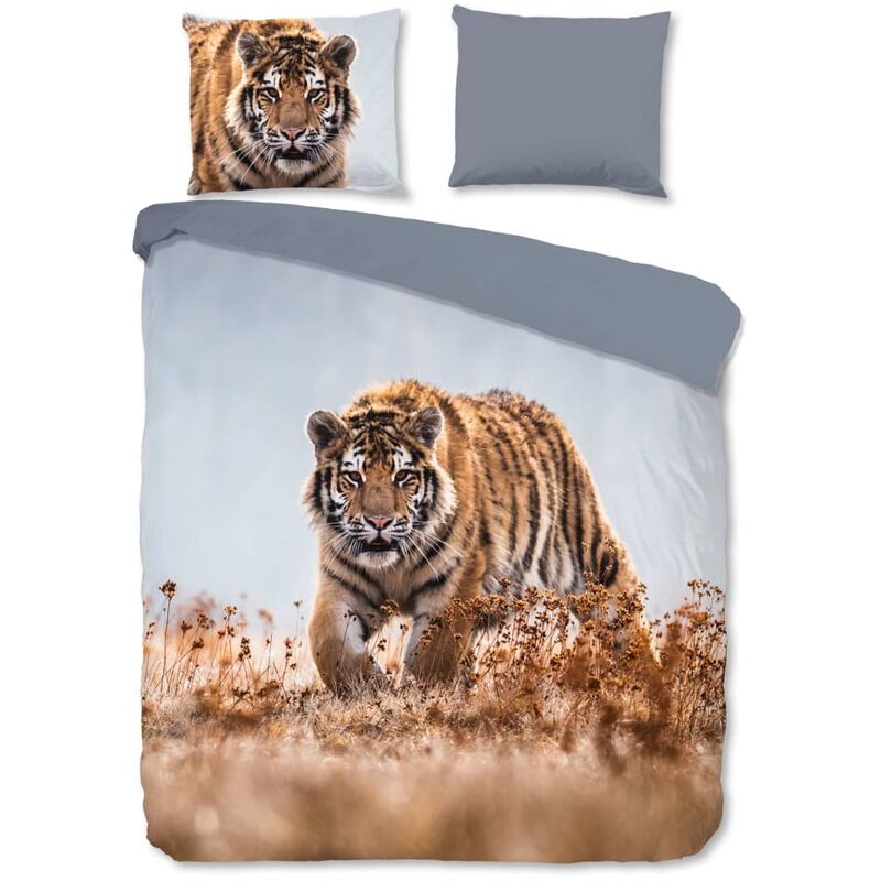 

Good Morning Funda de edredón TIGER 240x200/220 cm multicolor - Multicolor