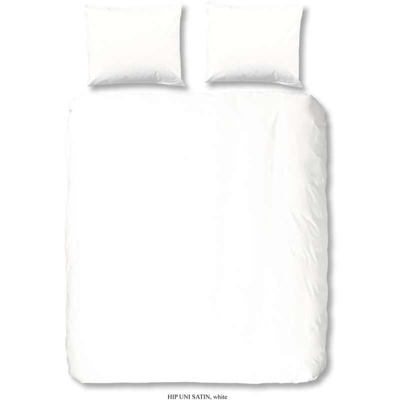 

Funda de edredón Uni blanco 200x200/220 cm - Blanco - Good Morning