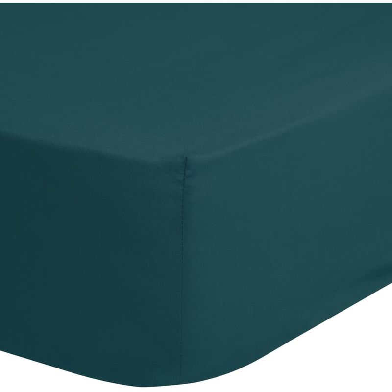 

Sábana bajera de jersey petróleo 90/100x220 cm - Verde - Good Morning