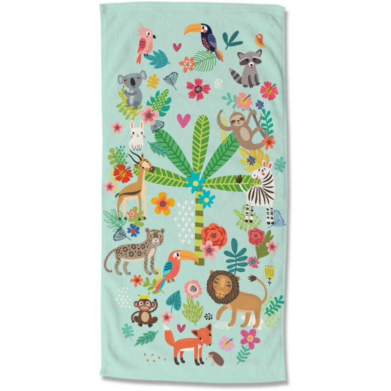 

Toalla de playa HAPPY multicolor 75x150 cm - Multicolor - Good Morning