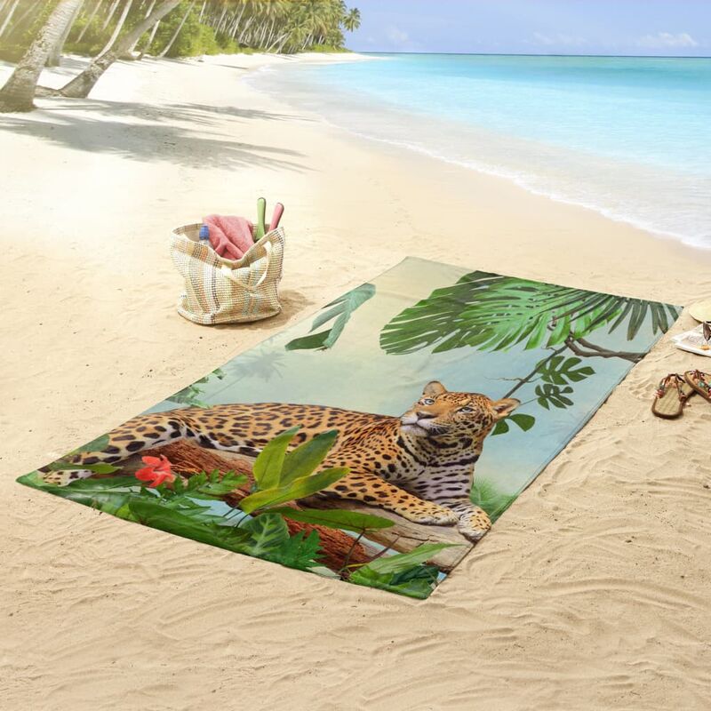 

Toalla de playa JUNGLE multicolor 100x180 cm - Multicolor - Good Morning