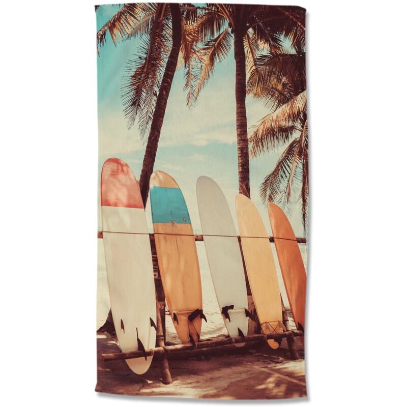 

Toalla de playa VINTAGE SURF multicolor 100x180 cm - Multicolor - Good Morning