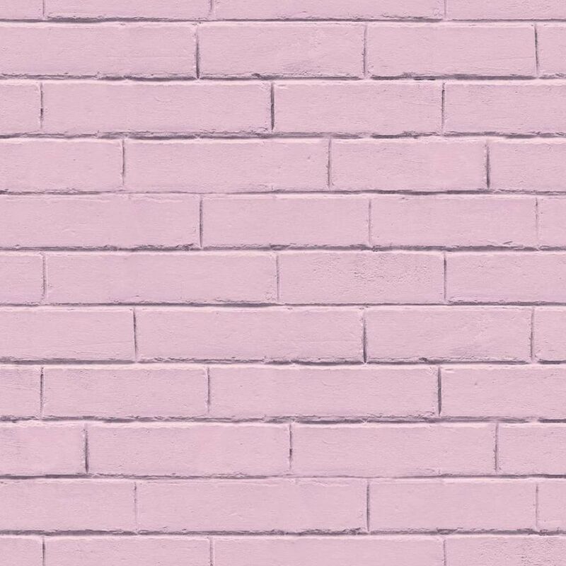 

Papel de pared Brick Wall rosa - Rosa - Good Vibes
