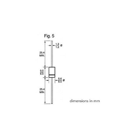 TOOLLAND Goodark Diode 3A-1000V, 1 pièce (1N5408)