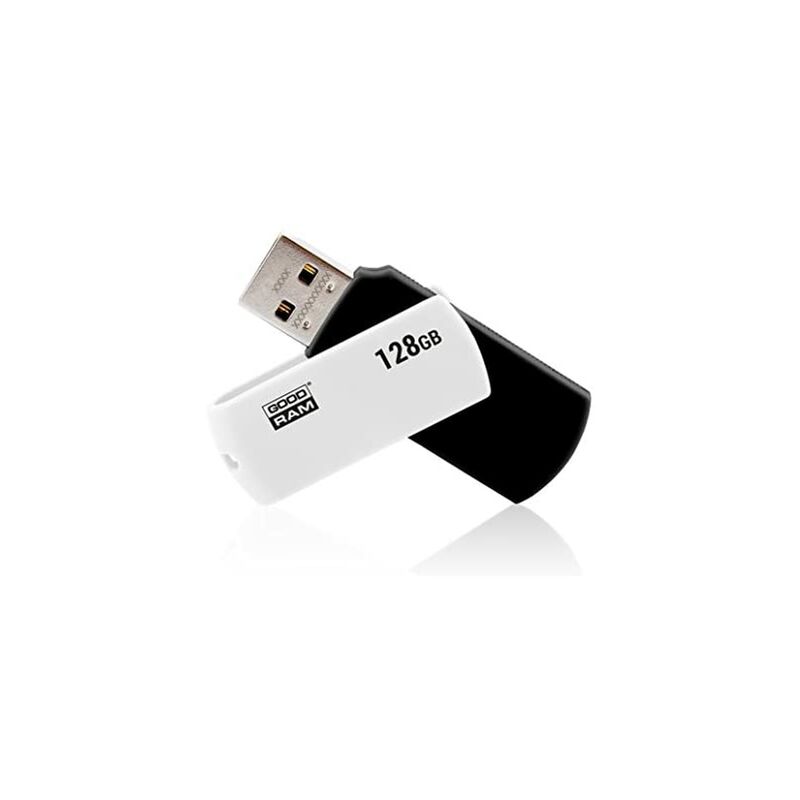 

UCO2 unidad flash USB 128 GB 2.0 Conector USB Tipo A Negro, Blanco - Memoria USB (128 GB, 2.0, Conector USB Tipo A, 20 MB/s, Girar, Negro, Blanco)