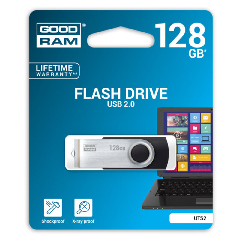 

Pendrive UTS2 USB 2.0 Negro 32 GB - Goodram