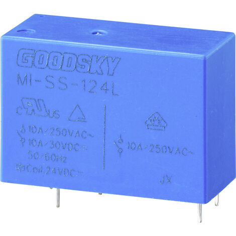 GoodSky MI-SS-124L Printrelais 24 V/DC 10 A 1 Wechsler 1 St. Tube