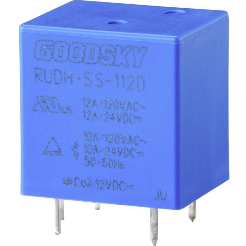 RUDH-SS-112D Relè per pcb 12 v/dc 12 a 1 scambio 1 pz. Tray - Goodsky