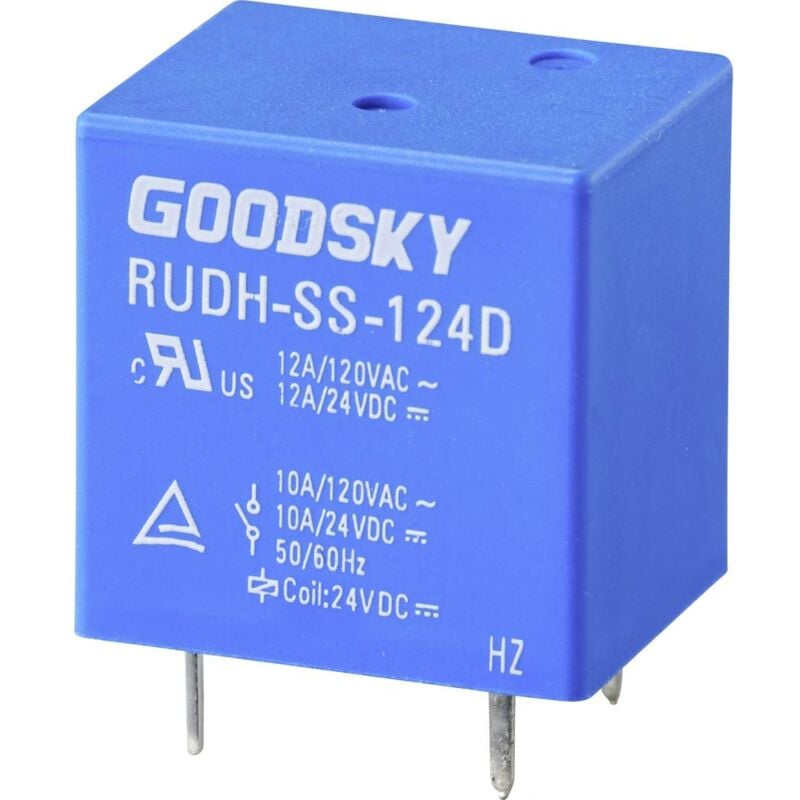 RUDH-SS-124D Relè per pcb 24 v/dc 12 a 1 scambio 1 pz. Tray - Goodsky