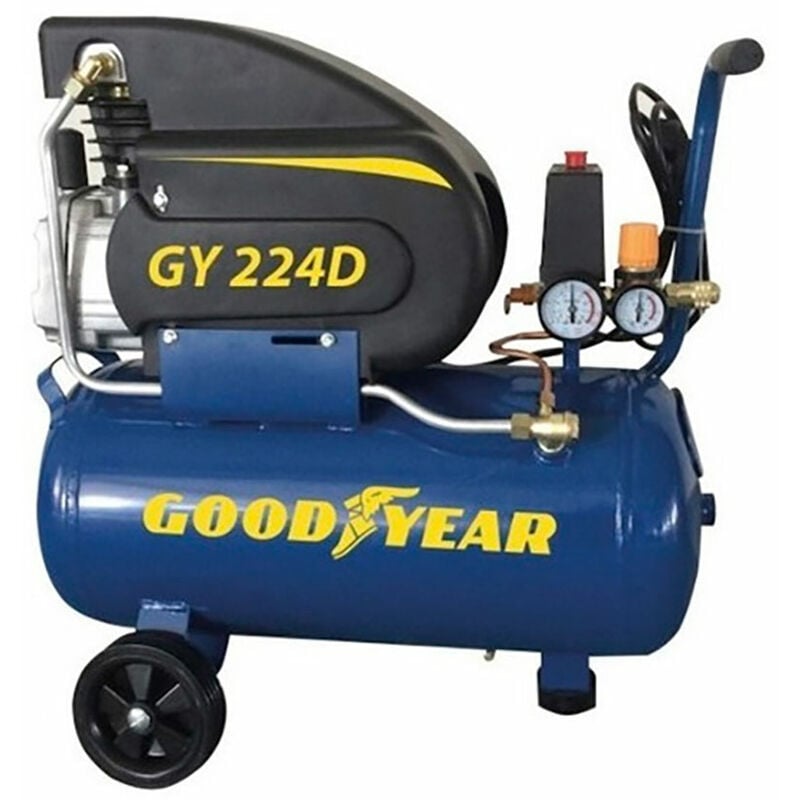 

Compresor electrico 1.500w 2 hp 24 l gy224d - Goodyear