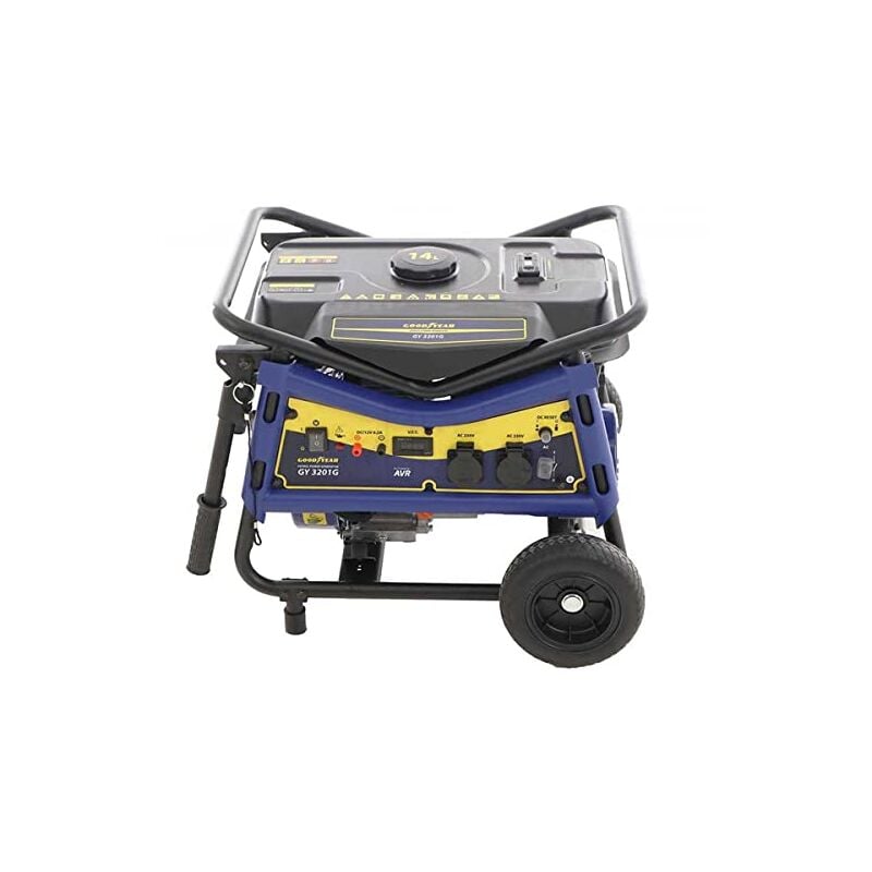 

Generador electrico gasolina 3000W 230V para exterior e interior GOODYEAR