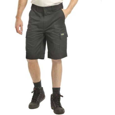 GOODYEAR kurze Cargo Arbeitshose mit Taschen Schwarz 32
