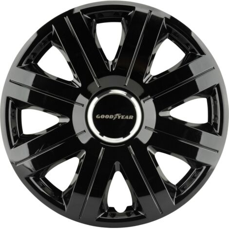 Goodyear Radzierblende Flexo 15 Zoll schwarz/Chromring Radkappen Radblenden