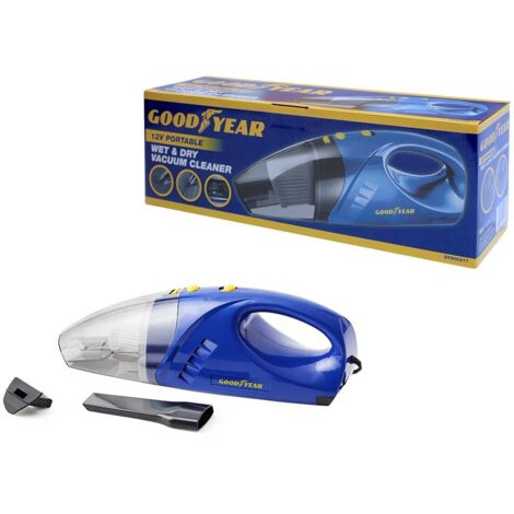 Goodyear Vacuum Cleaner Wet & Dry Car 12V Valet Home Carpet Clean 900317
