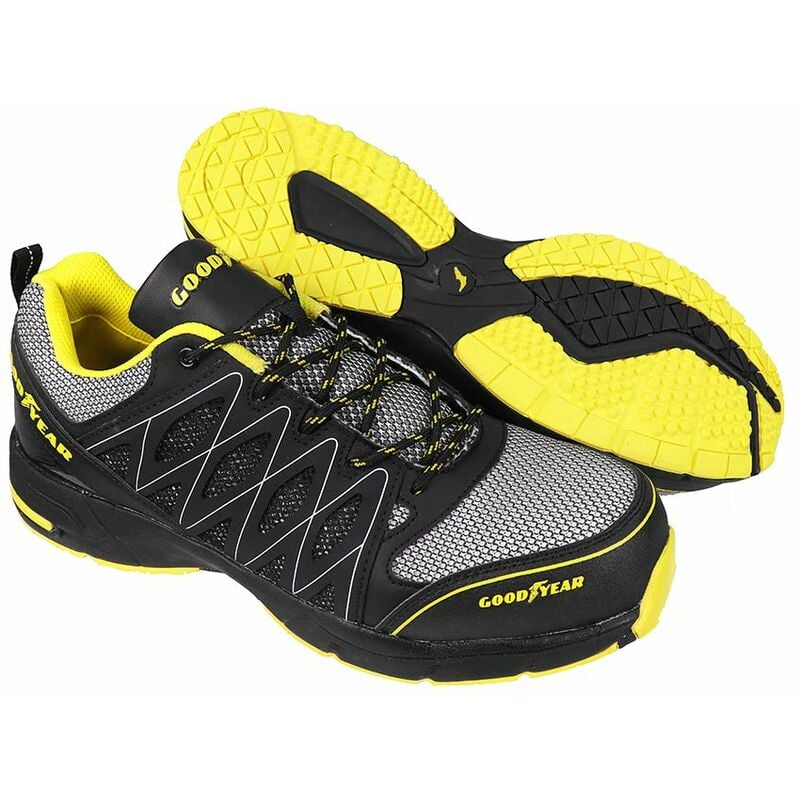 Image of GoodyearGYSHU1502 - Scarpe da tennis di sicurezza uomo, nero (black/yellow), 41